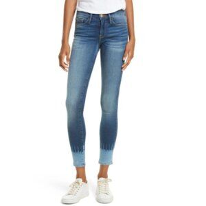 FRAME Le‎ Skinny De Jeanne Jeans In Adair (Tie Dye) sz 25